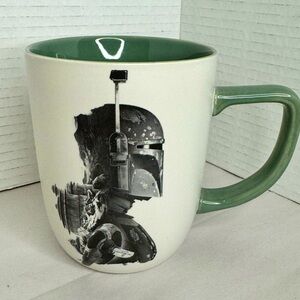 DISNEY STAR WARS BOBA FETT PROFILE MUG NEW